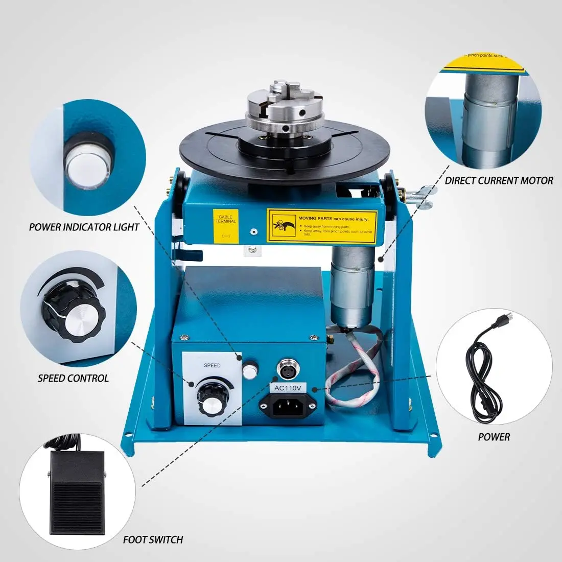 Welding Positioner Positioning Turntable Rotational